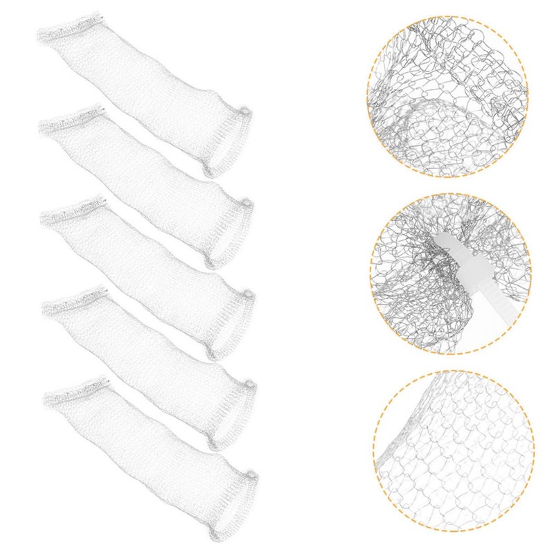 Operitacx 50pcs Lint Filters for Washing Machine Hose Stainless Steel