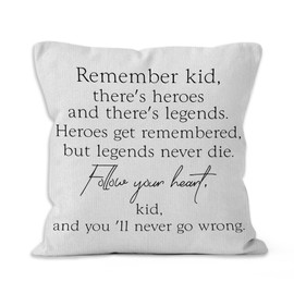 VRW Inspirational Quote Throw Pillow Covers, Superhero Sayings Decorative Pillow Covers for Home Nursery Boys Room Playroom, Kids Funny Cushion Covers, Positive Affirmations Decor Pillow Covers 18x18