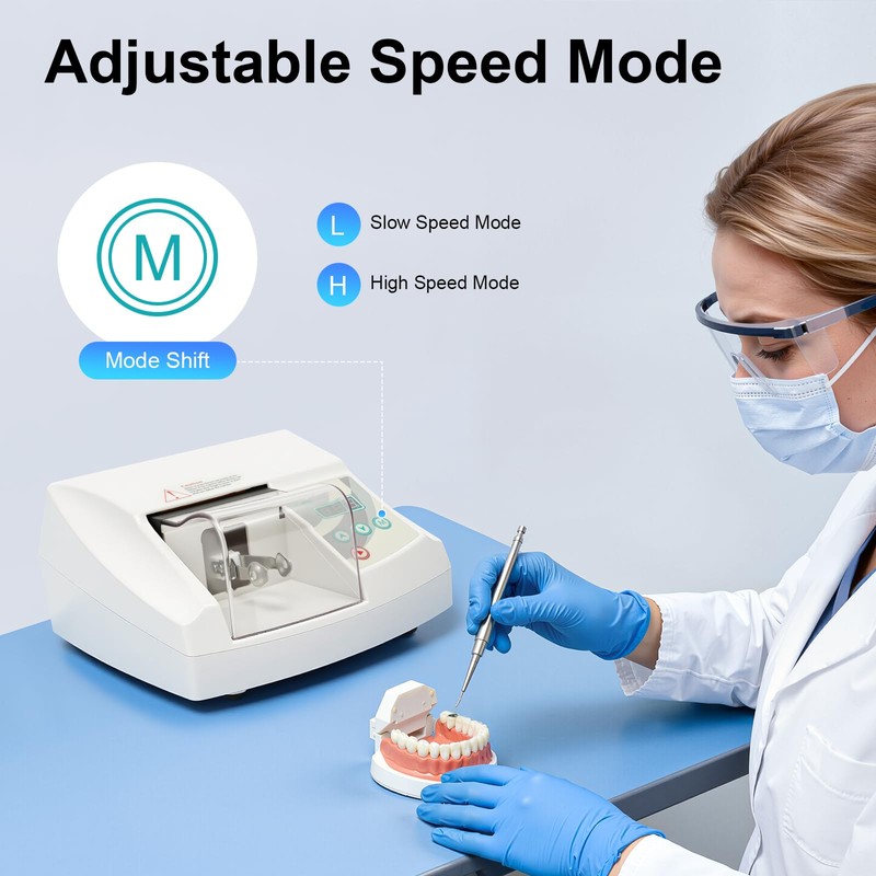 Dental Lab Digital Amalgamator,35W High Speed Electric Amalgamator Capsule Mixer