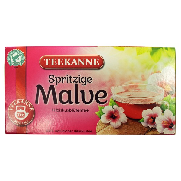 TEEKANNE Malve (mallow) / 2x 20 tea bags / fresh + direct german-import by Teekanne