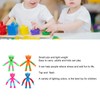 4PCS Telescopic Suction Cup Toy Cartoon Reduce Pressure Plastic Shape