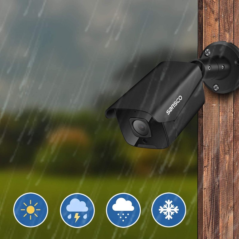 SANSCO True 1080p CCTV Security Camera (Bullet), 2.0MP High Definition,
