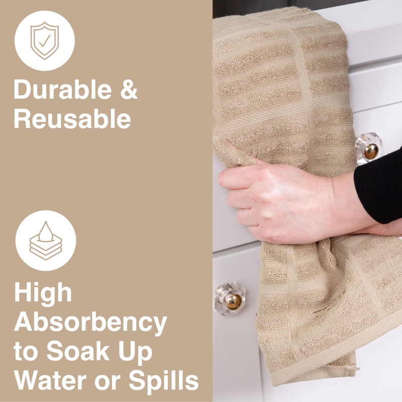 All-Clad Solid Kitchen Towels: Highly Absorbent, Super Soft Long Lasting