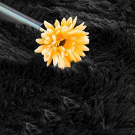 LOCHAS Ultra Soft Indoor Modern Area Rugs Fluffy Living Room Carpets for Children Bedroom Home Decor Nursery Rug 3x5 Feet, Light Tan