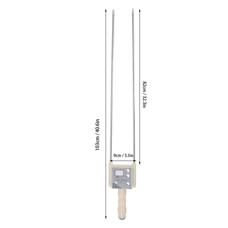 Grain Moisture Meter Rapid Measurement LED High Definition Display Dual