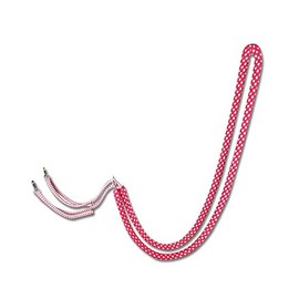 Equipride Lunging Aid Made on Soft Cotton Colour Red/Grey in Full Cob and Pony Size (Cob, Red/Grey)