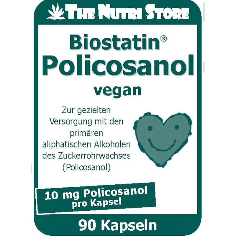 Policosanol 10 mg Capsules Pack of 90 Vegan