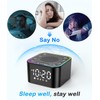 Sound Machine with Alarm Clock: 30 Non-Looping Sleep Sounds -