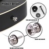 Guitar Strap Fixator, Guitar Strap Blocks, 9 Pieces Metal Guitar