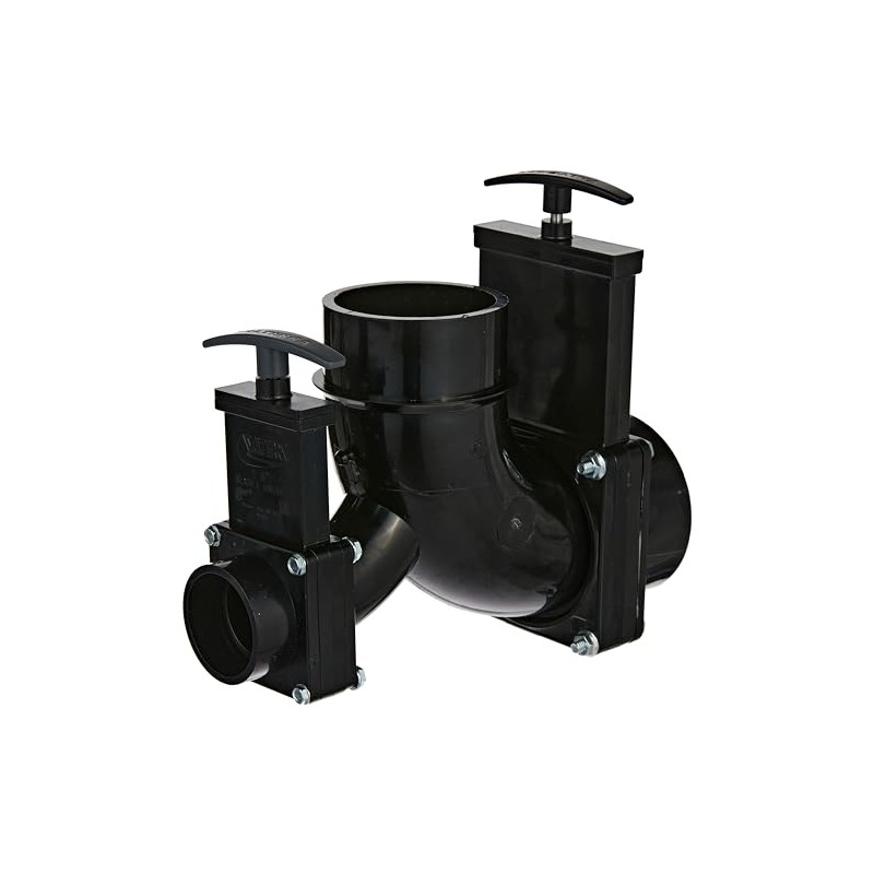 Valterra T81 Ell Double Rotating Valve, 3" Hub x 1-1/2"