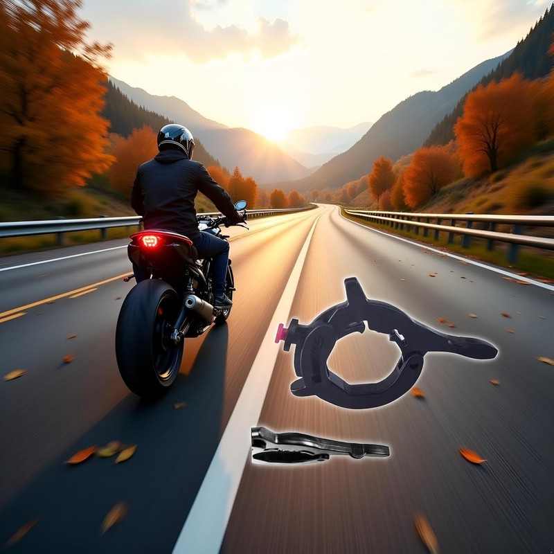 Motorcycle Throttle Cruise Control Clamp, Universal Handlebar Lock Assist, Motorcycle