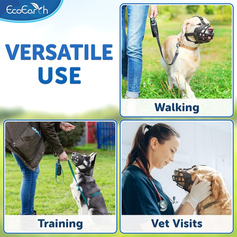 EcoEarth - Dog Muzzle - for Extra Large Sized Dogs