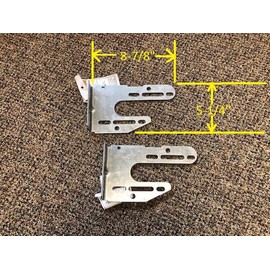Commercial Garage Door Universal Center Spring Support Anchor Bracket (Pair)