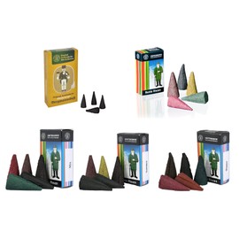 Original Crottendorfer Giant Incense Cones Set – Fragrances: Miner Fragrance, Colourful Giants, Colourful Giant Mix, Colourful Giant Summer, Colourful Giant Winter – Quantity: 25 Pieces – Size: XL –