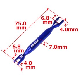 SP Dual Turnbuckle Wrench (3mm/4mm) [Eagle Model] [#3923U] (BL)