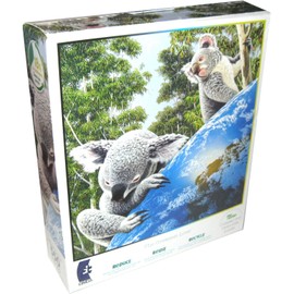 Schimmel Koala Bear Earth Glow in The Dark Jigsaw 550 Piece Puzzle