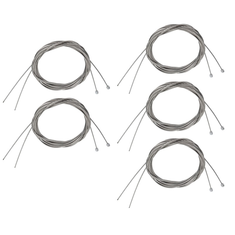 10Pcs Bike Shifter Cable Stainless Steel Rustproof Bicycle Gear Cable