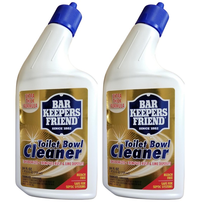 Bar Keepers Friend Toilet Bowl Cleaner 24oz Household Value Twin
