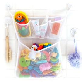 1 Pcs Baby Bath Organizer Mesh Bag Organizer Bathroom Toy Storage Net Quick Drying Bathtub Toy Basket for Baby Kids,Bath Storage