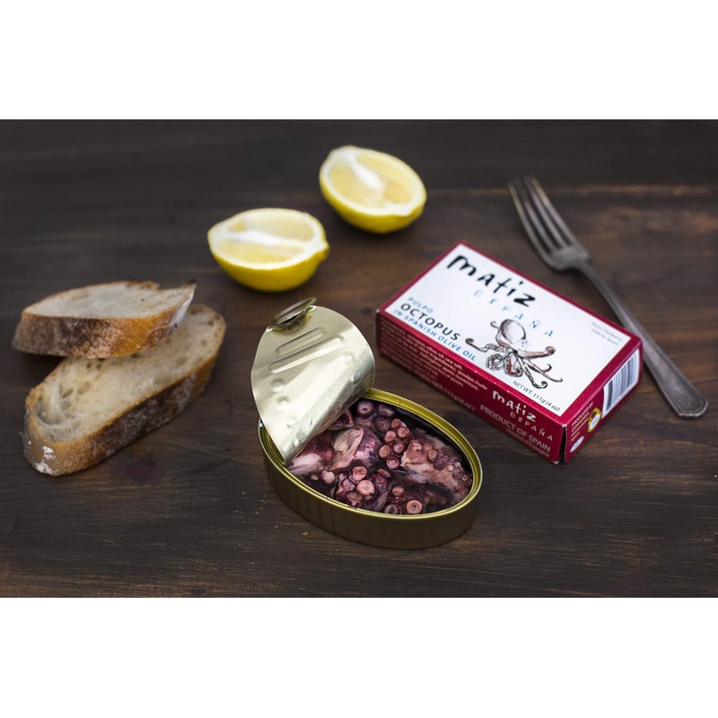Matiz Sardines and Octopus Pulpo in Olive oil (Variety Pack
