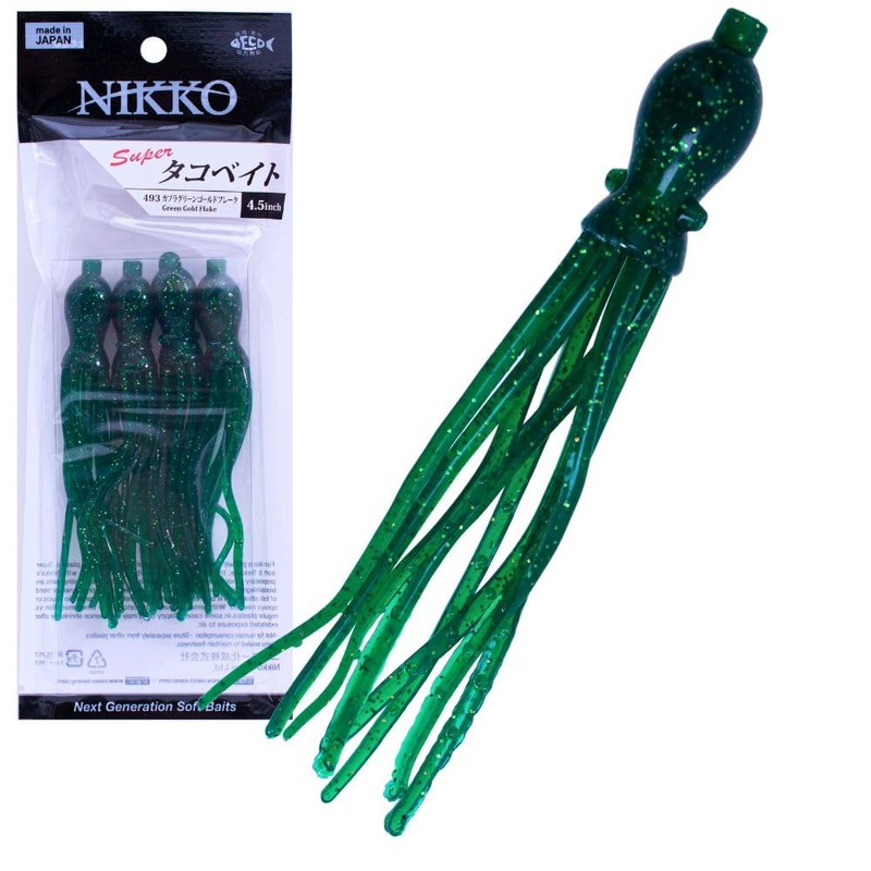 NIKKO Unisex-Adult 4.5" Octopus 453, UV Glow, 4.5"