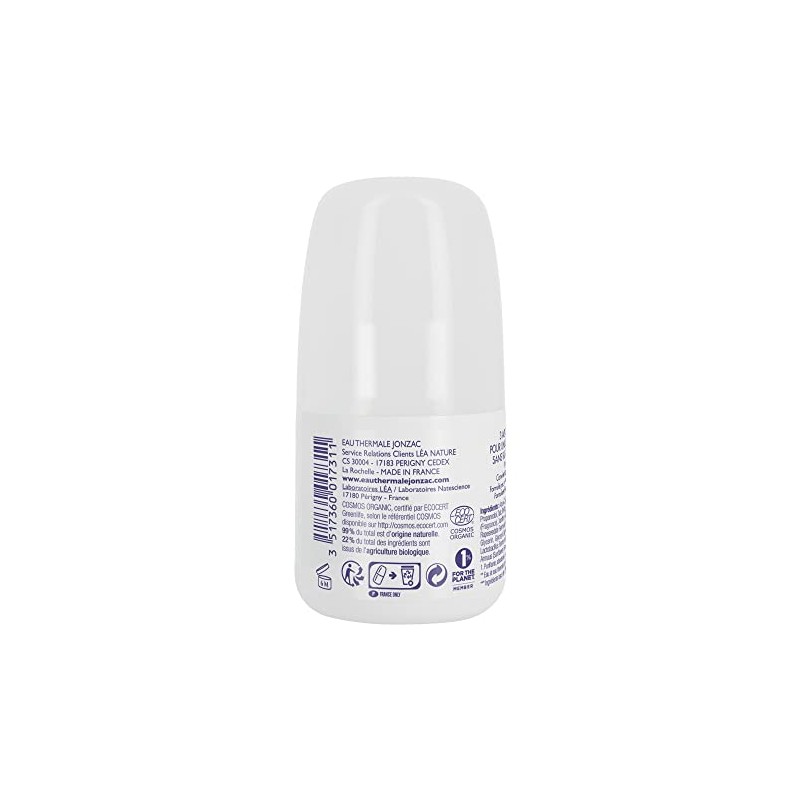 Eau Thermale Jonzac Organic Cosmetic Nutritive Hypoallergenic Deo-Care, 50 ml
