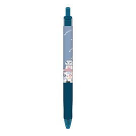 Kamio Japan 209402 Moomin Jetstream Oil Based Ballpoint Pen, 0.5mm, Starry Sky