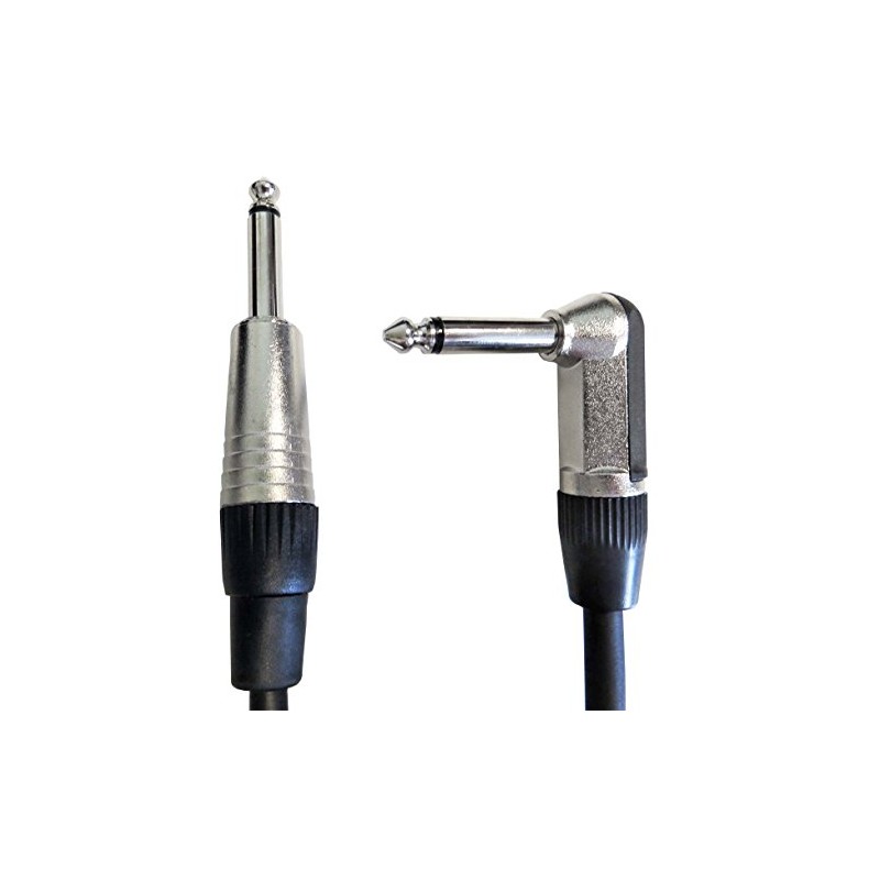 keepdrum GC-008 Instrument Cable Angled Plug Guitar Jack Angled Jack