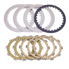 Road Passion 9 PCS Clutch Plates & Steel Friction Plates Replacement for Kawasaki Z400 2018-2022/ ZX-4R 2023-2024/ ZX-4RR 2023-2024/ Ninja 400 EX400 2018-2023