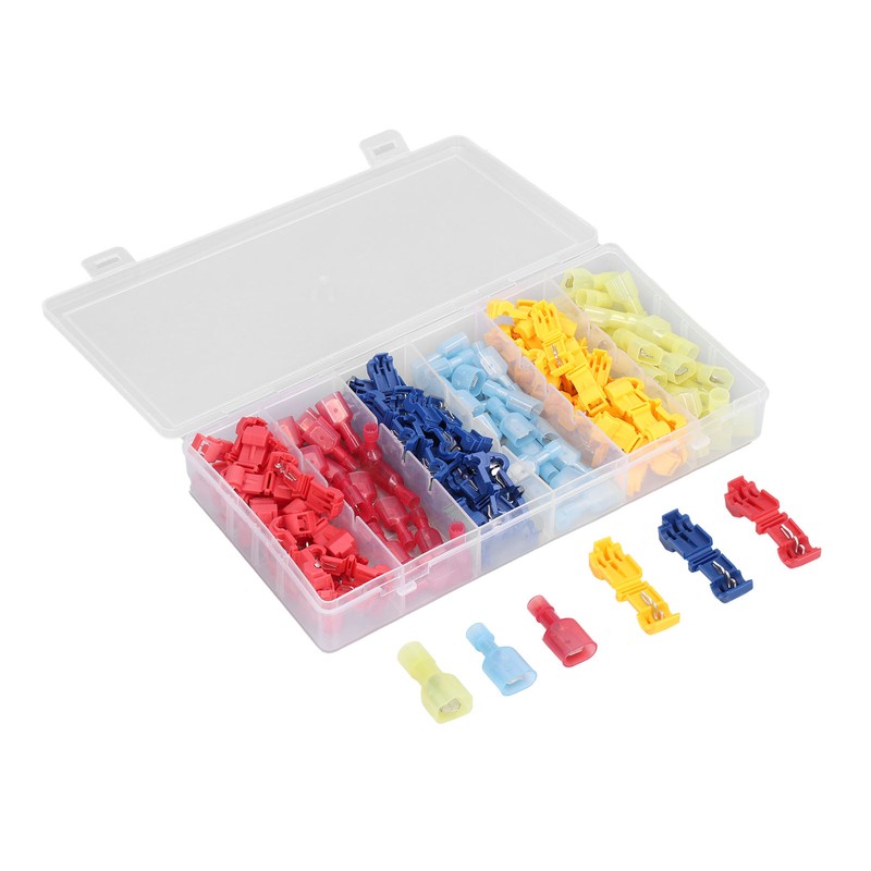 T Tap Wire Connectors Insulated Quick Splice Disconnect Male Spade