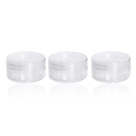 IL double-sided air puff case, 6.5cm wide x 3cm high, 1 transparent / 아이엘 양면 에어퍼프 케이스 가로 6.5cm x 높이 3cm 1개 투명