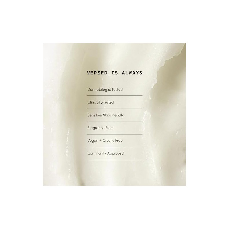 Versed- Exfoliante corporal y mascarilla exfoliantes AHA Buff It Out,