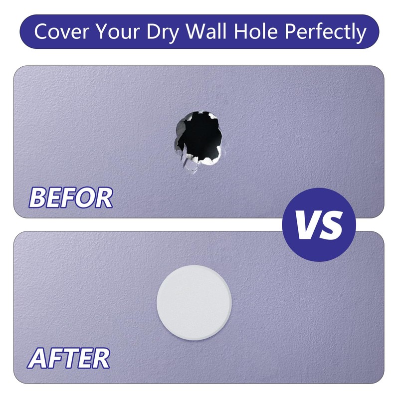 3 1/4 in Wall Protector Round, 10 Pack Doorknob Wall