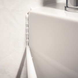 Kraken Bond 100% Clear Silicone Sealant - Hyper Silicone Caulk for Kitchen & Bathroom, Bathtub, Shower and Sink | Low Odor and Waterproof Anti Shrink Caulking | 10.1 Fl. Oz, 1 Pack