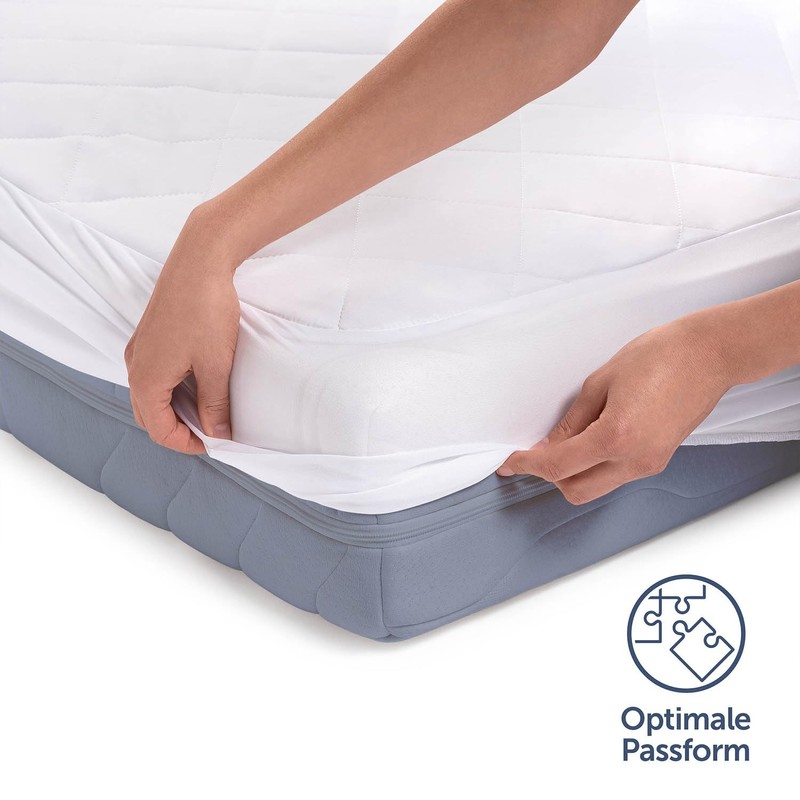 Mattress Protector Quilted Standard Adrian: 90 x 190 x 40