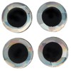 Brule 3-D Hard Epoxy Eyes (Silver, 12.7mm)