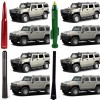 VMS RACING Blue 50 Caliber Bullet Antenna for Hummer H2