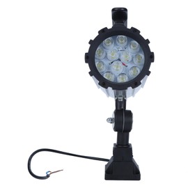 12W 24V LED Machine Work Light Adjustable Arm Anti Water Design for CNC Tools, Lathes, Drills; High Brightness, Easy Installation