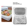 Dual Design Foil Tray Holder Set with Removable Lid, Insulated