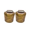 HEALLILY 2 Pieces Cow Bell Goat Bell Hanging Bell Small