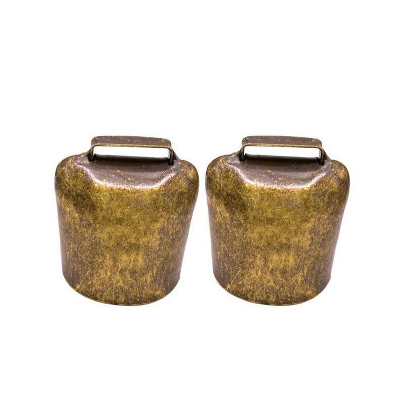 HEALLILY 2 Pieces Cow Bell Goat Bell Hanging Bell Small