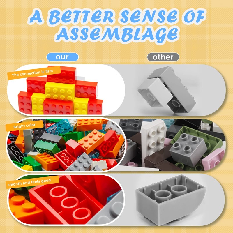 WYSWYG 320 Building Blocks, 2 x 4 Classic Bricks, High