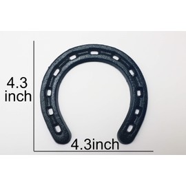 Lucky Horseshoe Black,Cast Iron Horseshoe Wall Decor