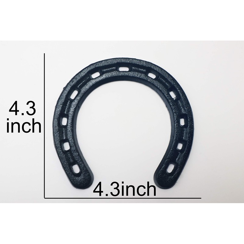 Lucky Horseshoe Black,Cast Iron Horseshoe Wall Decor