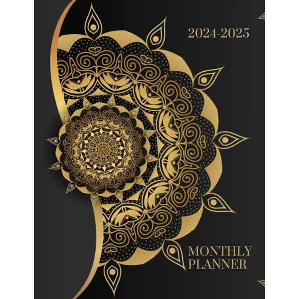 2024-2025 monthly planner 8.5 x 11: Two Year Agenda With