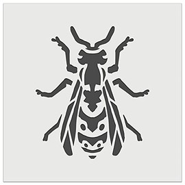 Hornet Wasp Yellow Jacket Winged Insect Bug Wall Cookie DIY Craft Reusable Stencil - 3.5 Inch