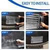 Fgtagtal Hood Deck Vent Panel Trim Compatible with Hummer H2