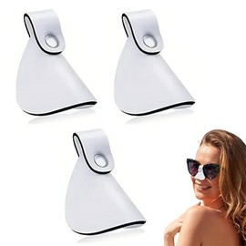 Hayaww Pack of 3 Nose Protection for Glasses, Nose Sun Protection, Nose Protection, Sun Protection, Flexible Sun Protection, Nose Shield from Sun and UV Radiation for Sports, Tanning Walking (A)