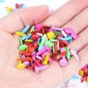 LOMIMOS 500Pcs Colorful Mini Paper Fastener Brad,Split Pin for Art