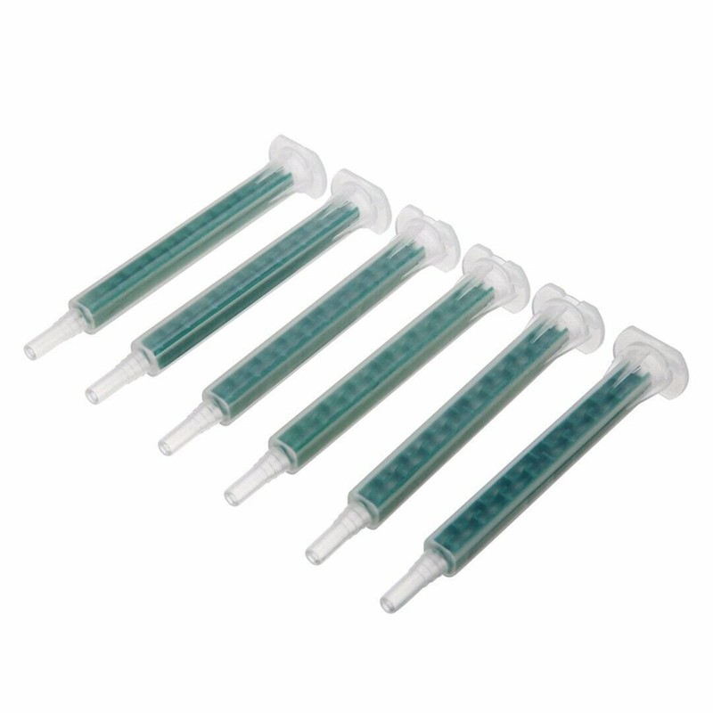 FASTROHY 100pcs Epoxy Mixing Nozzles, Plastic, Clear, for AB Glue
